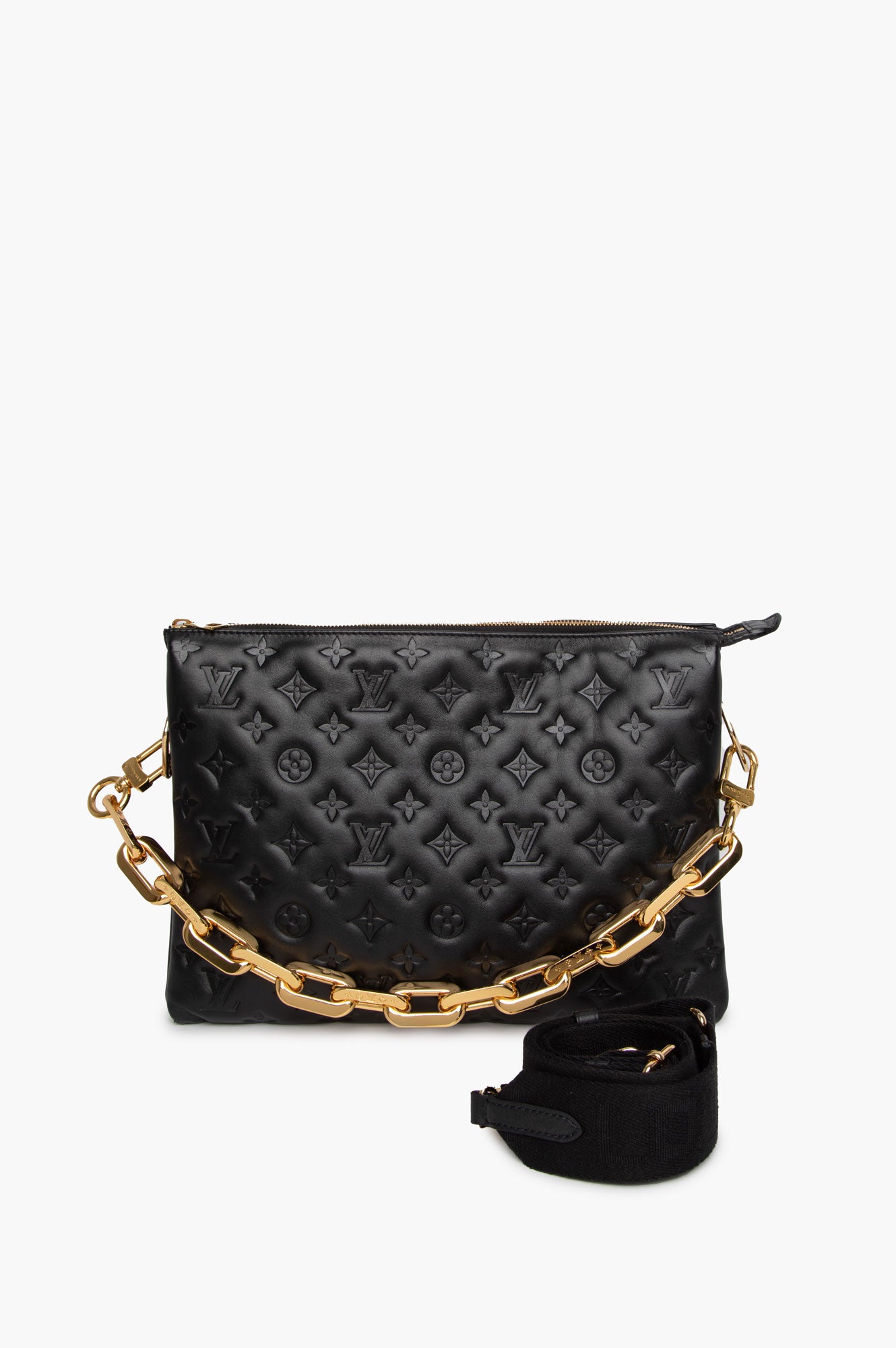 Louis Vuitton Black Coussin MM Bag