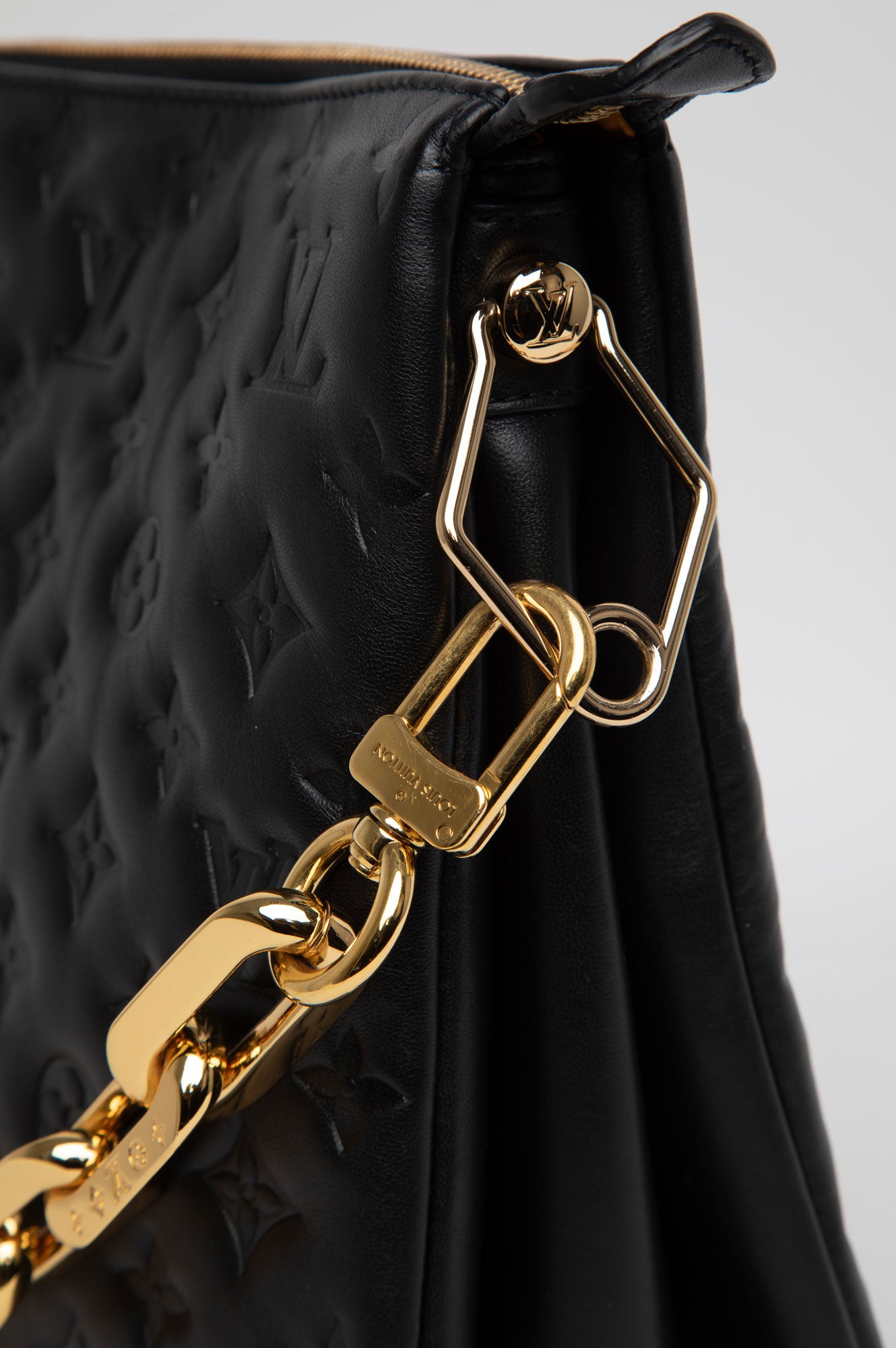 Louis Vuitton Black Coussin MM Bag