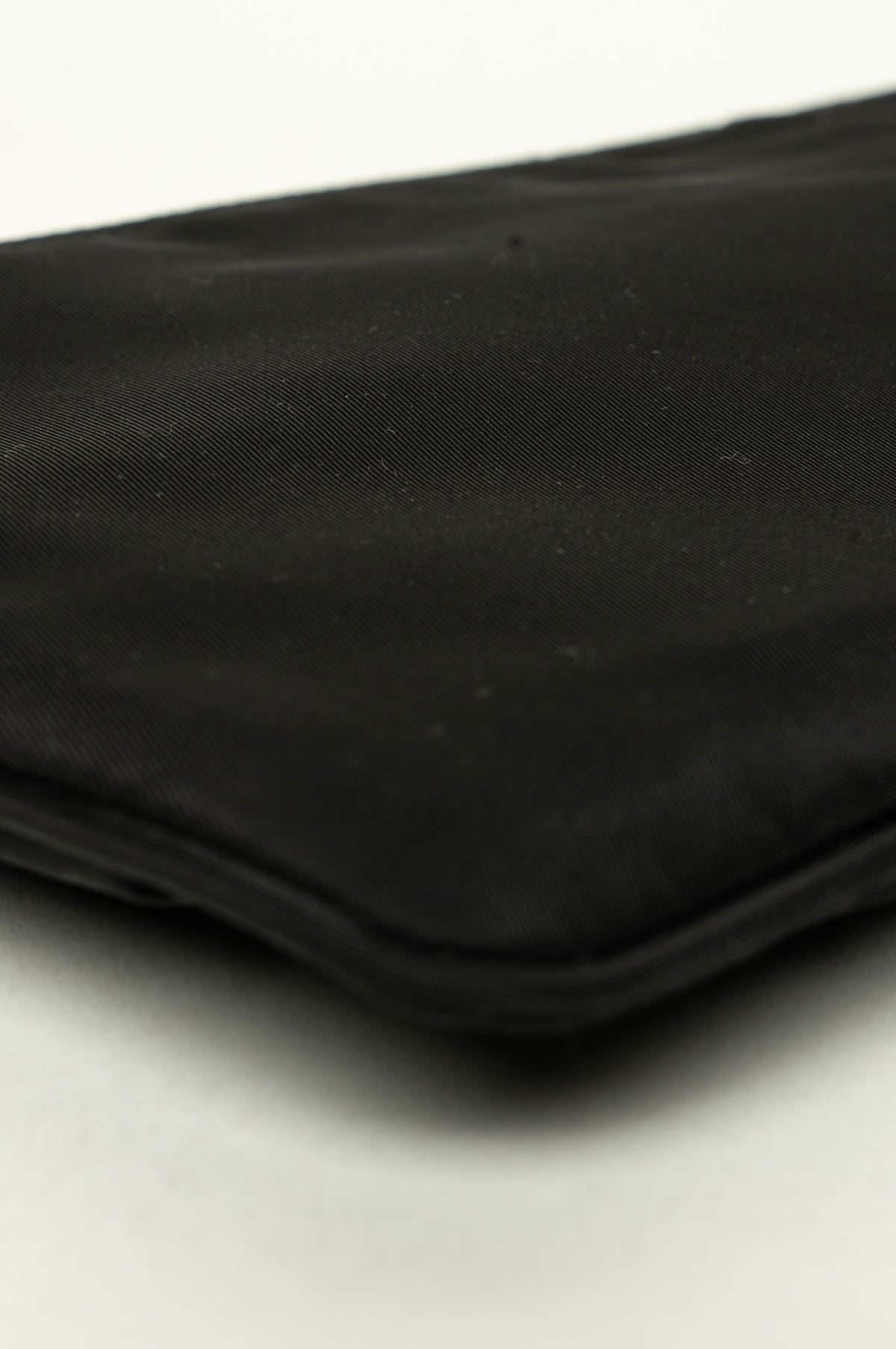 Prada Black Tessuto Nylon Fiocco Clutch