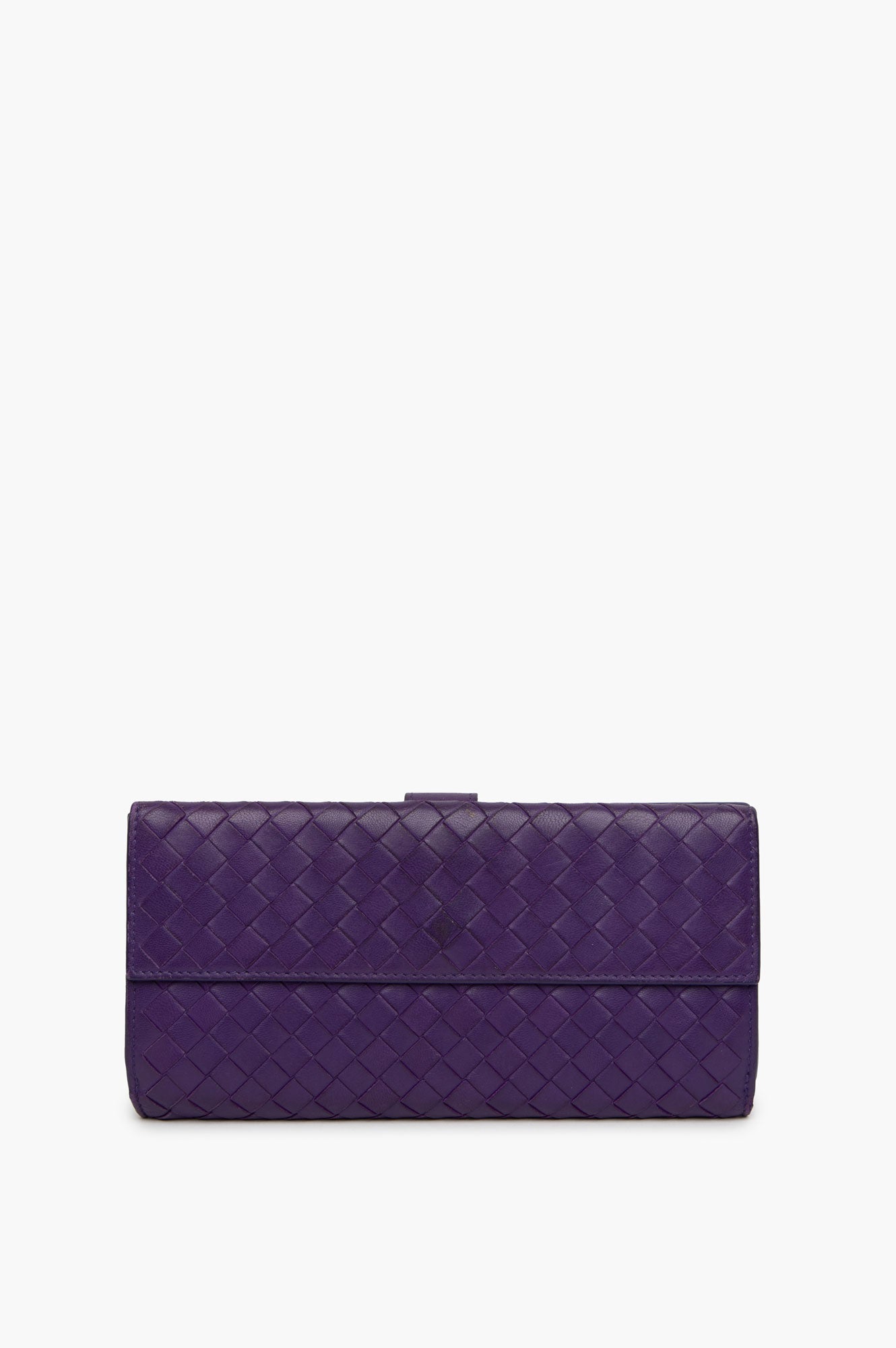 Bottega Veneta Purple Bi-Fold Wallet