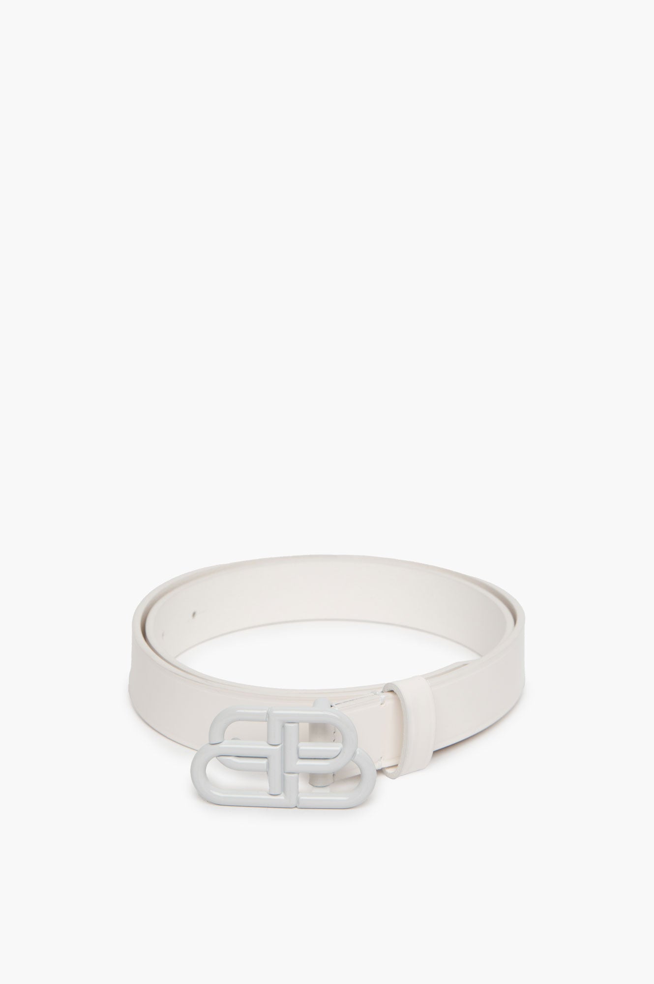 Balenciaga White Belt Size 80