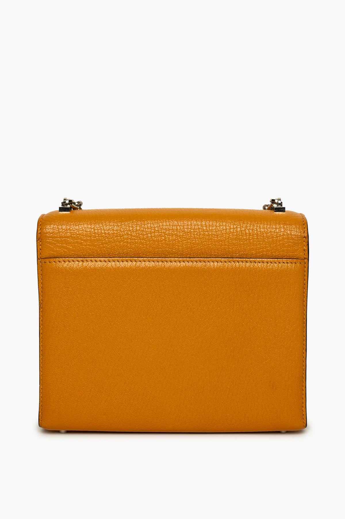Hermès Jaune Ambre Chèvre Mysore Mini Verrou 17