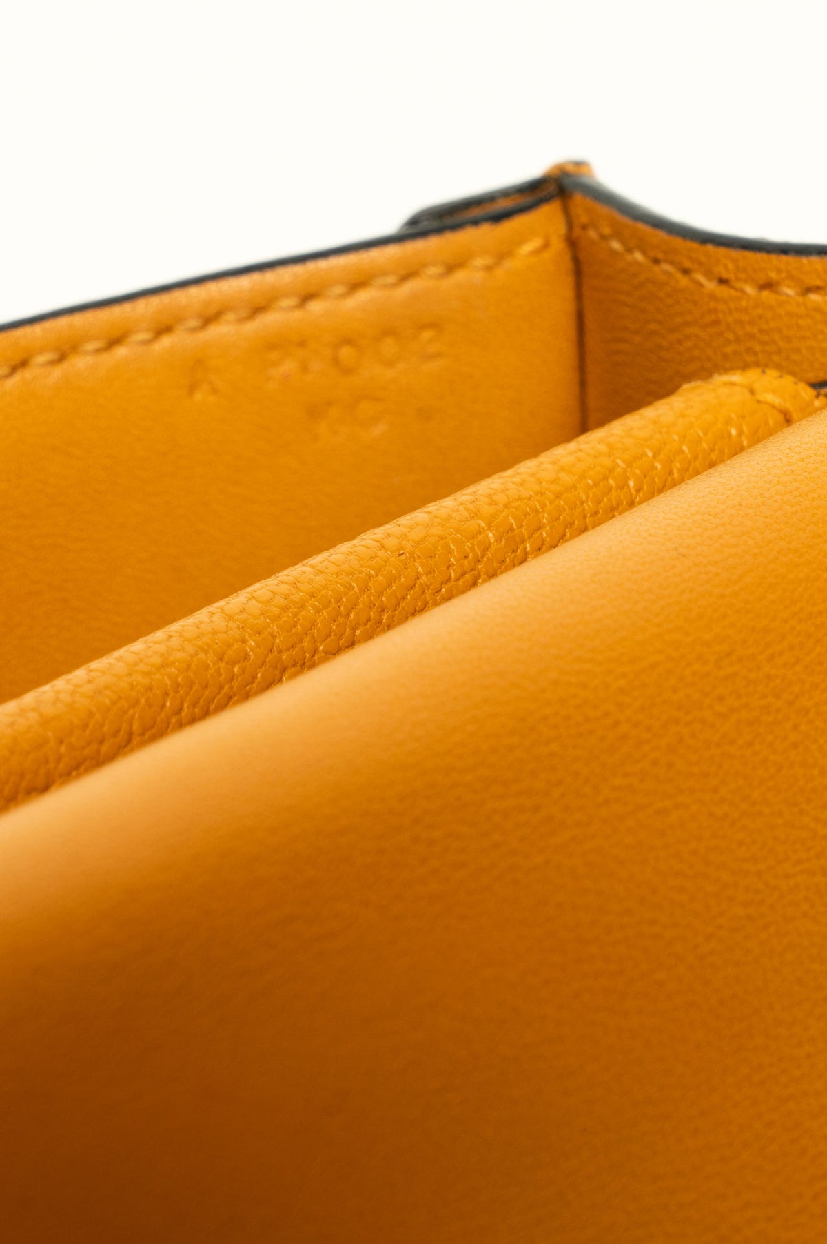 Hermès Jaune Ambre Chèvre Mysore Mini Verrou 17