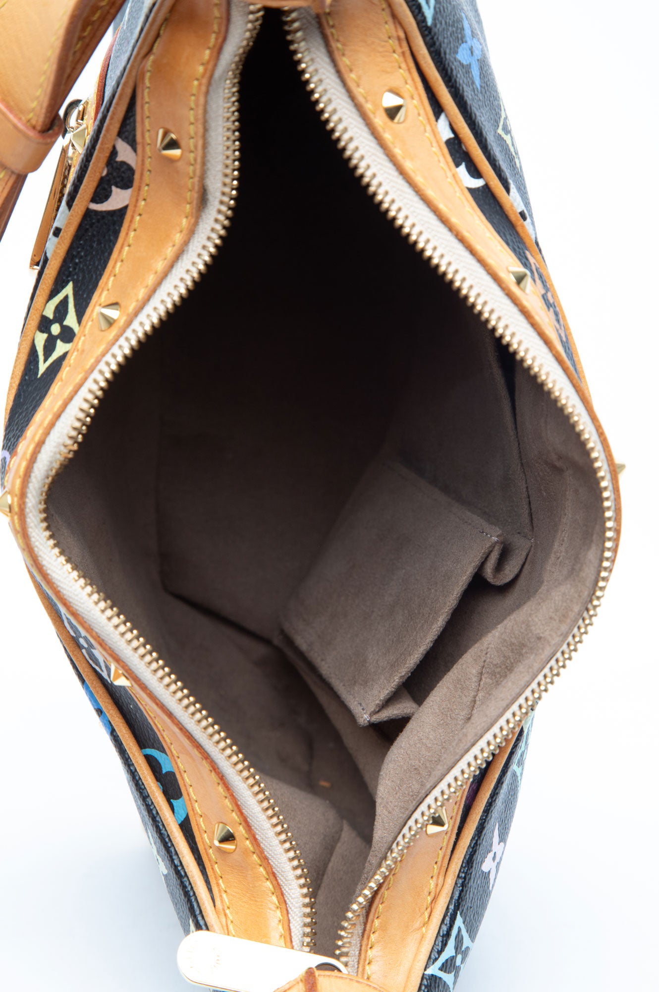Louis Vuitton Black Multicolor Boulonge Bag