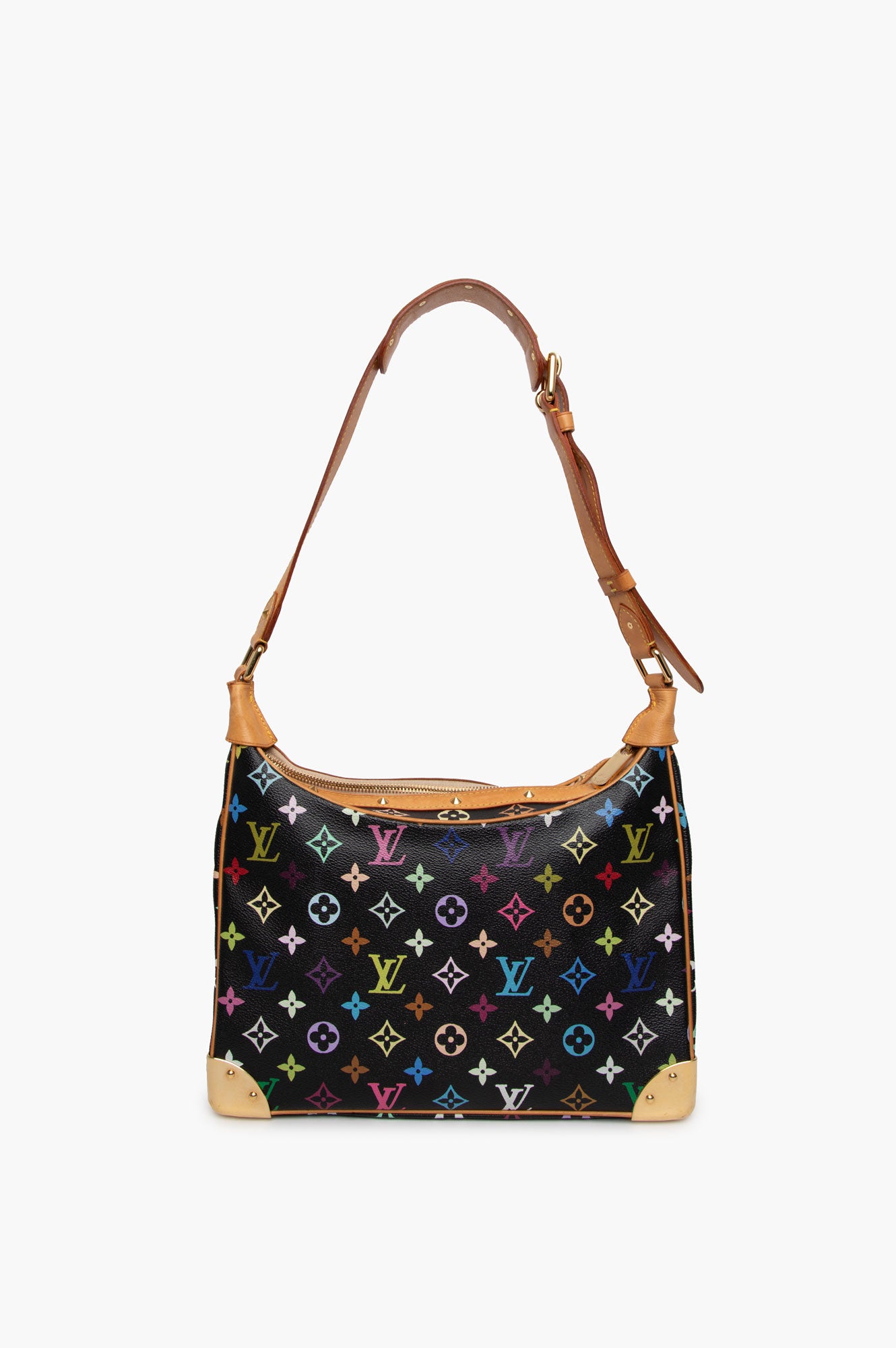 Louis Vuitton Black Multicolor Boulonge Bag