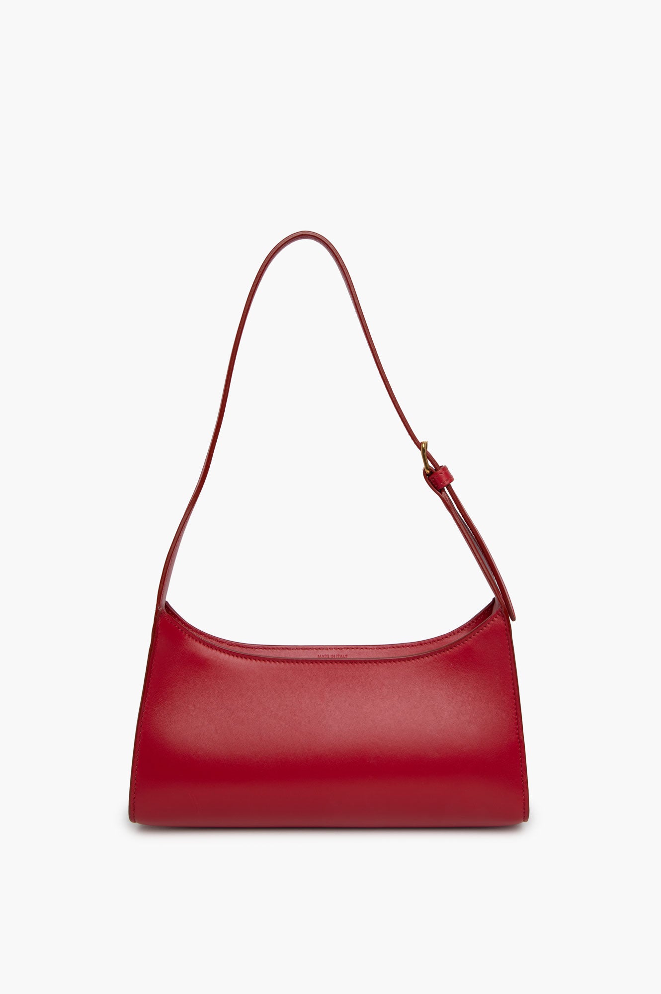 Celine Red Triomphe leather Shoulder Bag