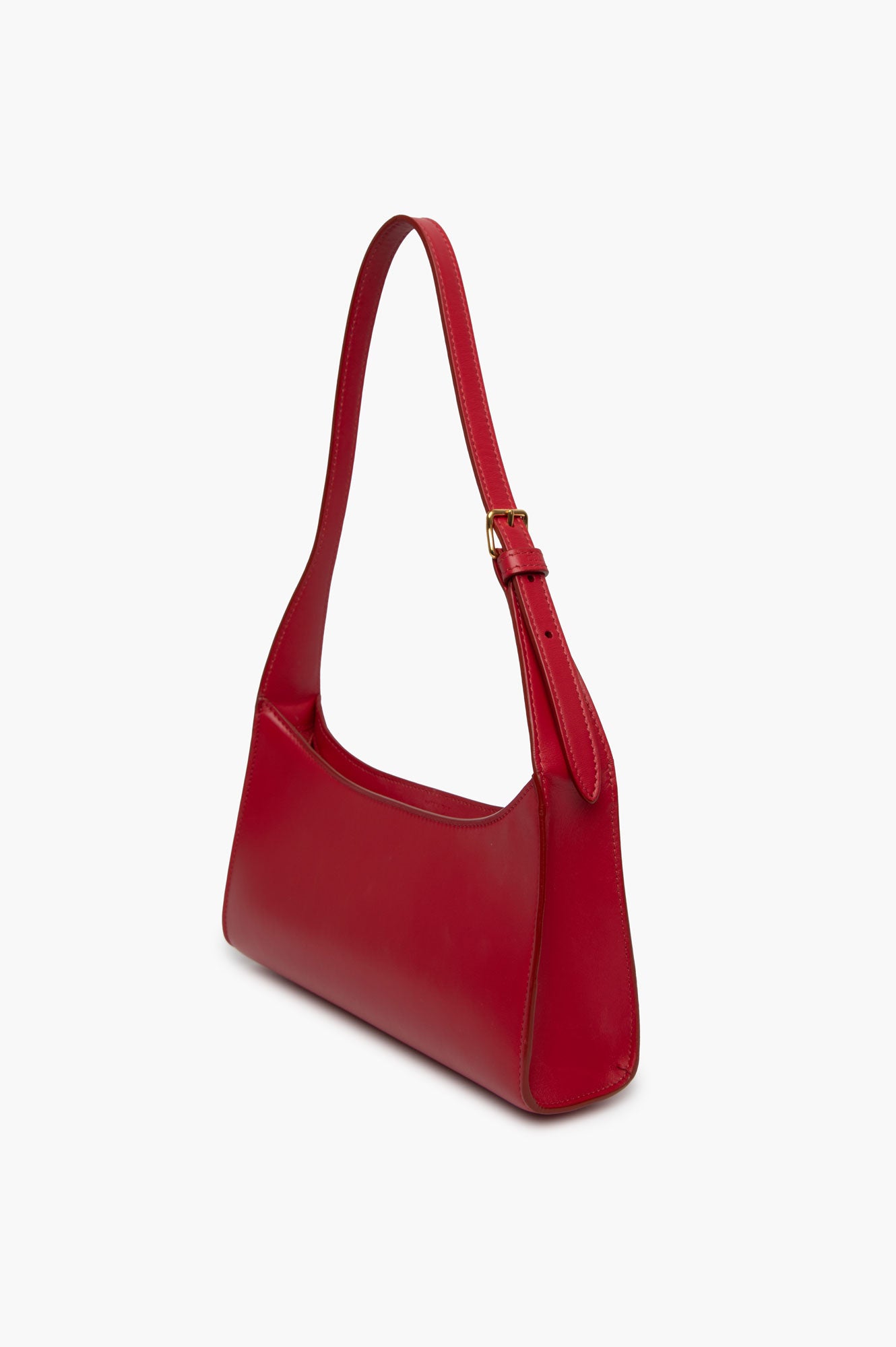 Celine Red Triomphe leather Shoulder Bag