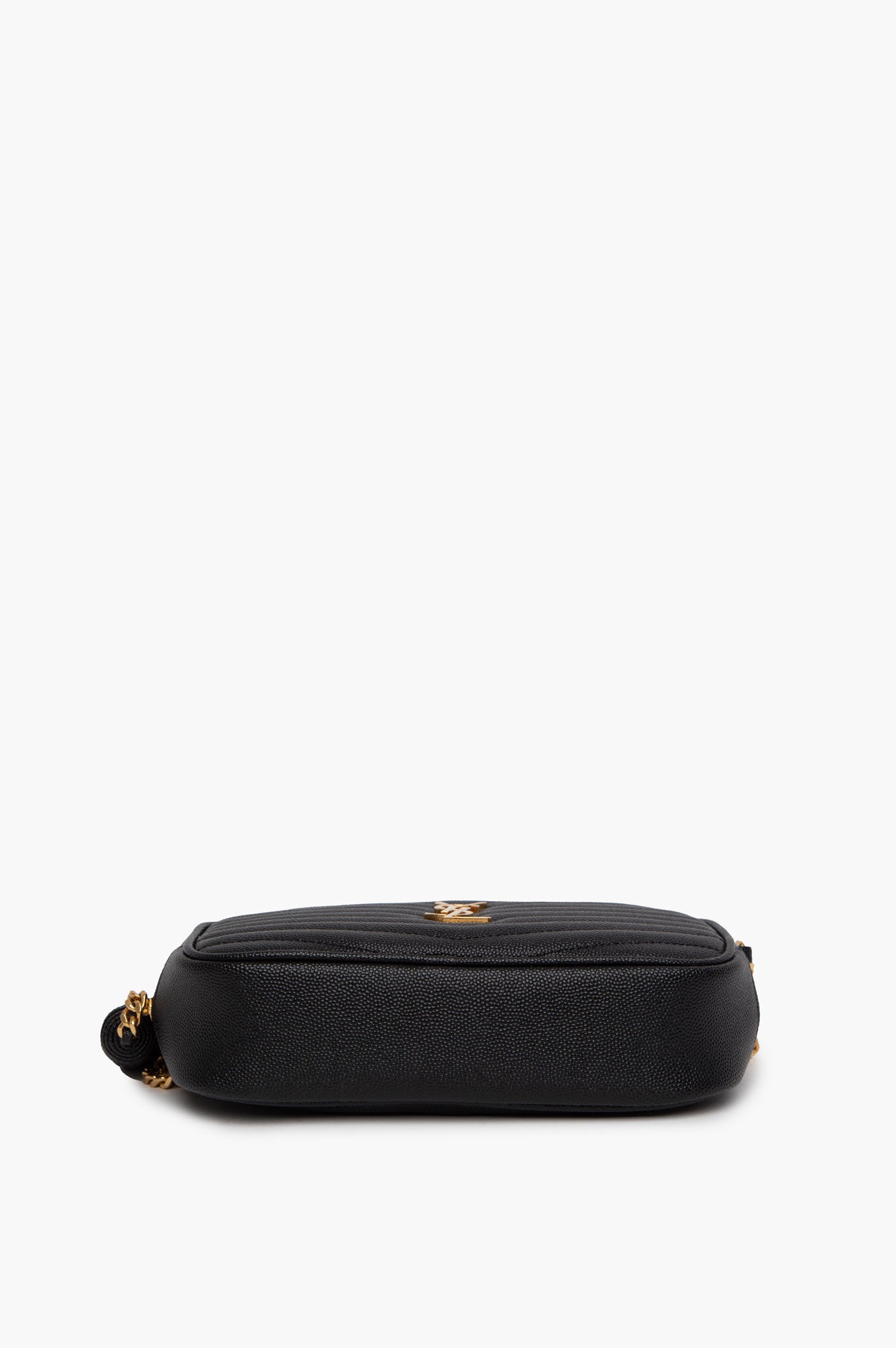 Saint Laurent Black Quilted Camera Bag