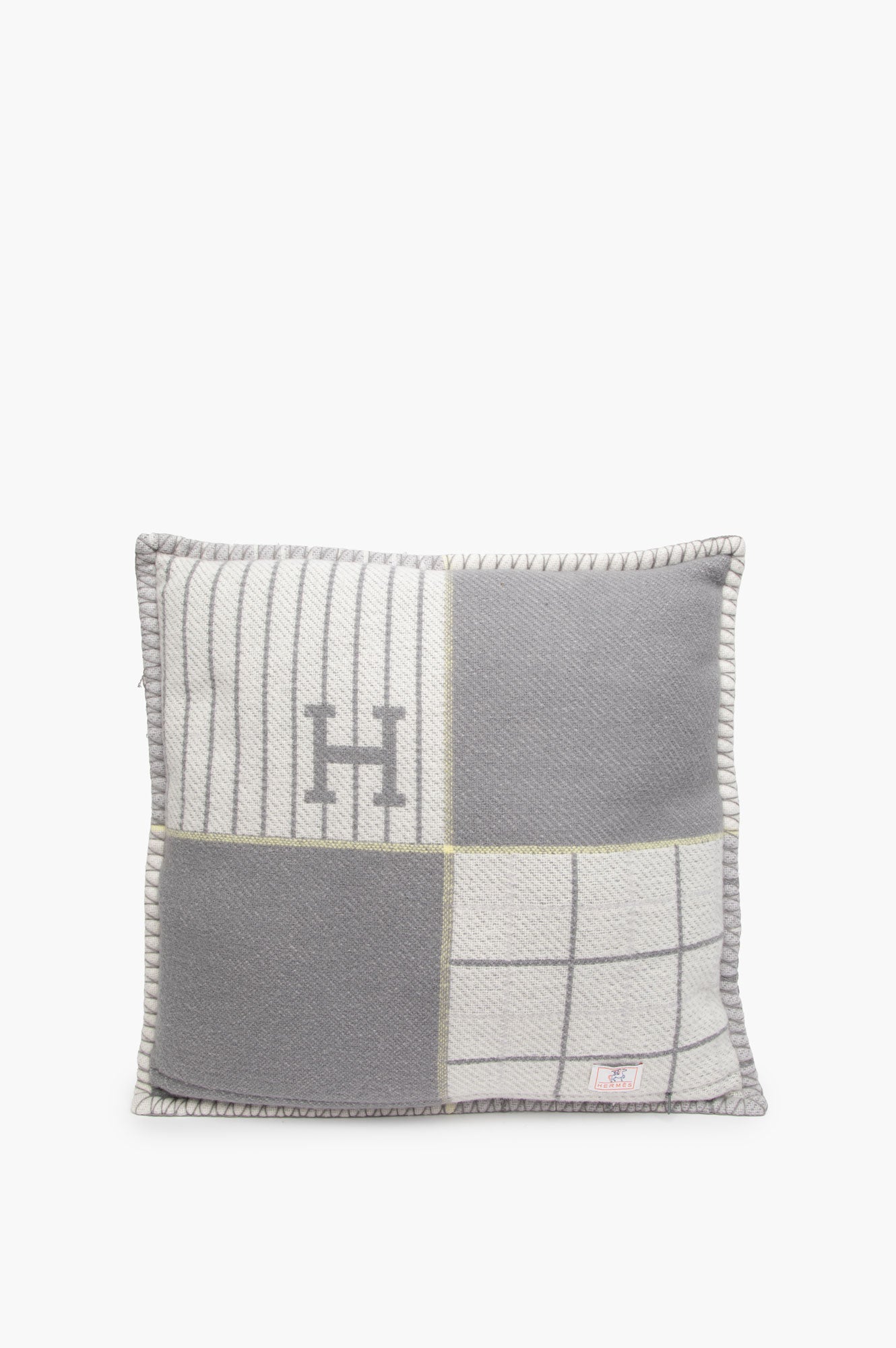 Hermes Grey Avalon Baby Pillow