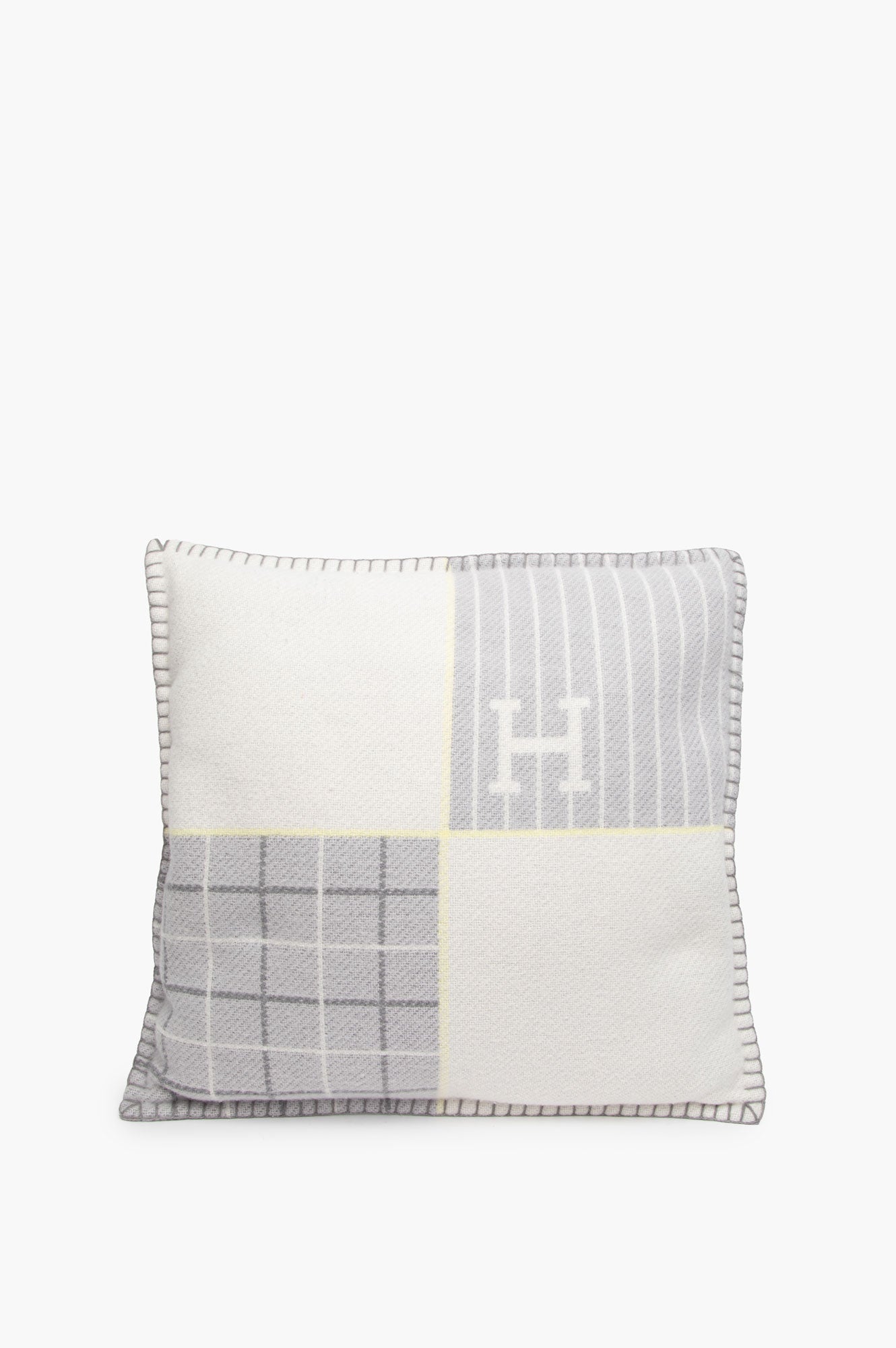 Hermes Grey Avalon Baby Pillow