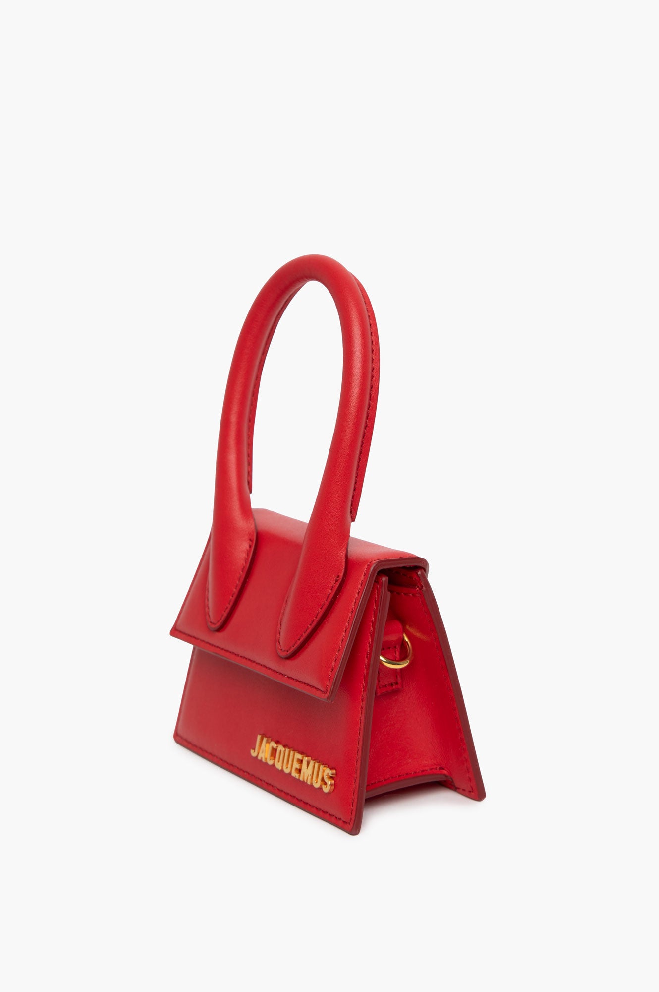 Jacquemus Red Le Chiquito Mini Bag With Strap