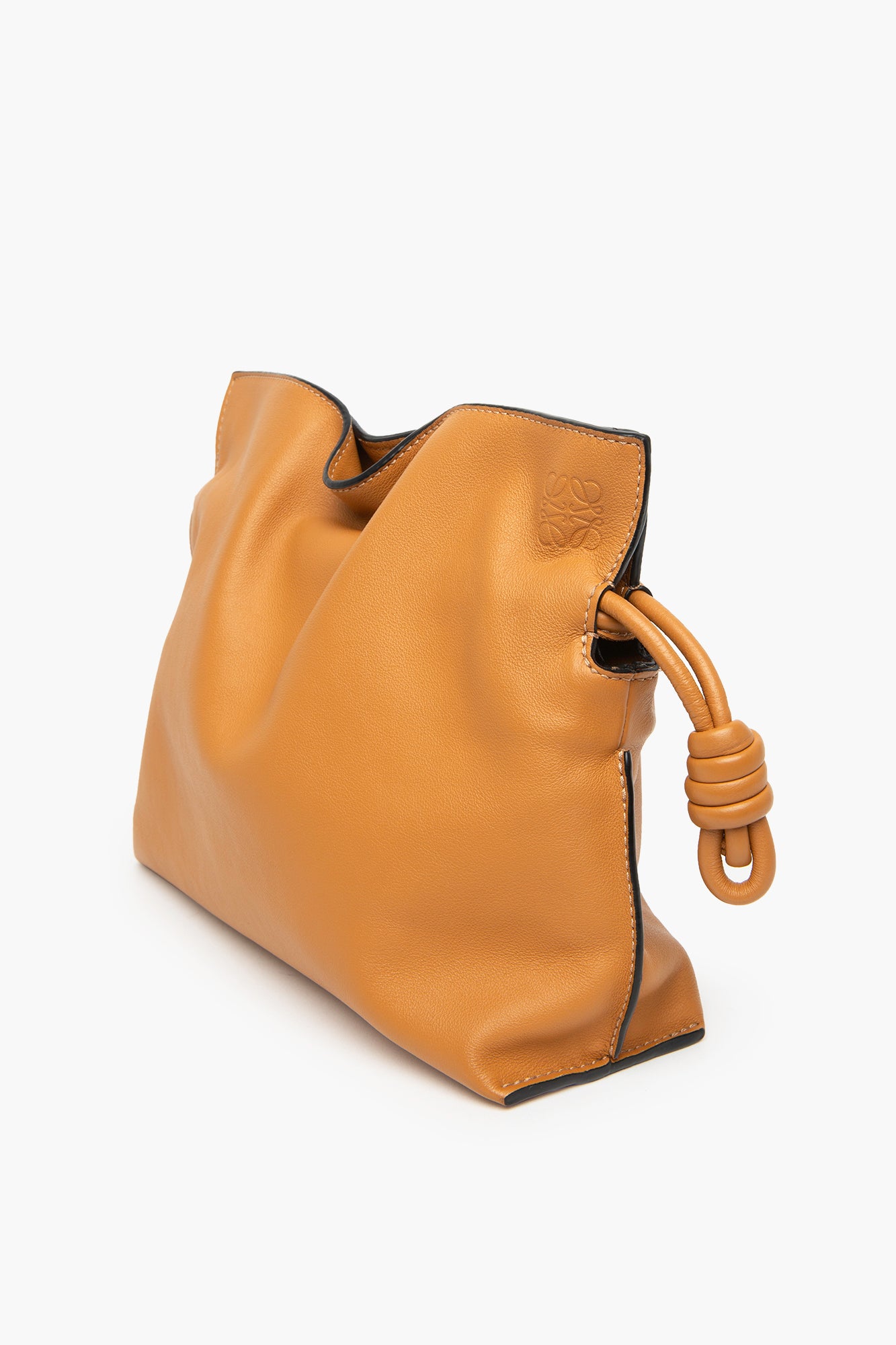 Loewe Tan Nappa Calfskin Mini Flamenco Bag