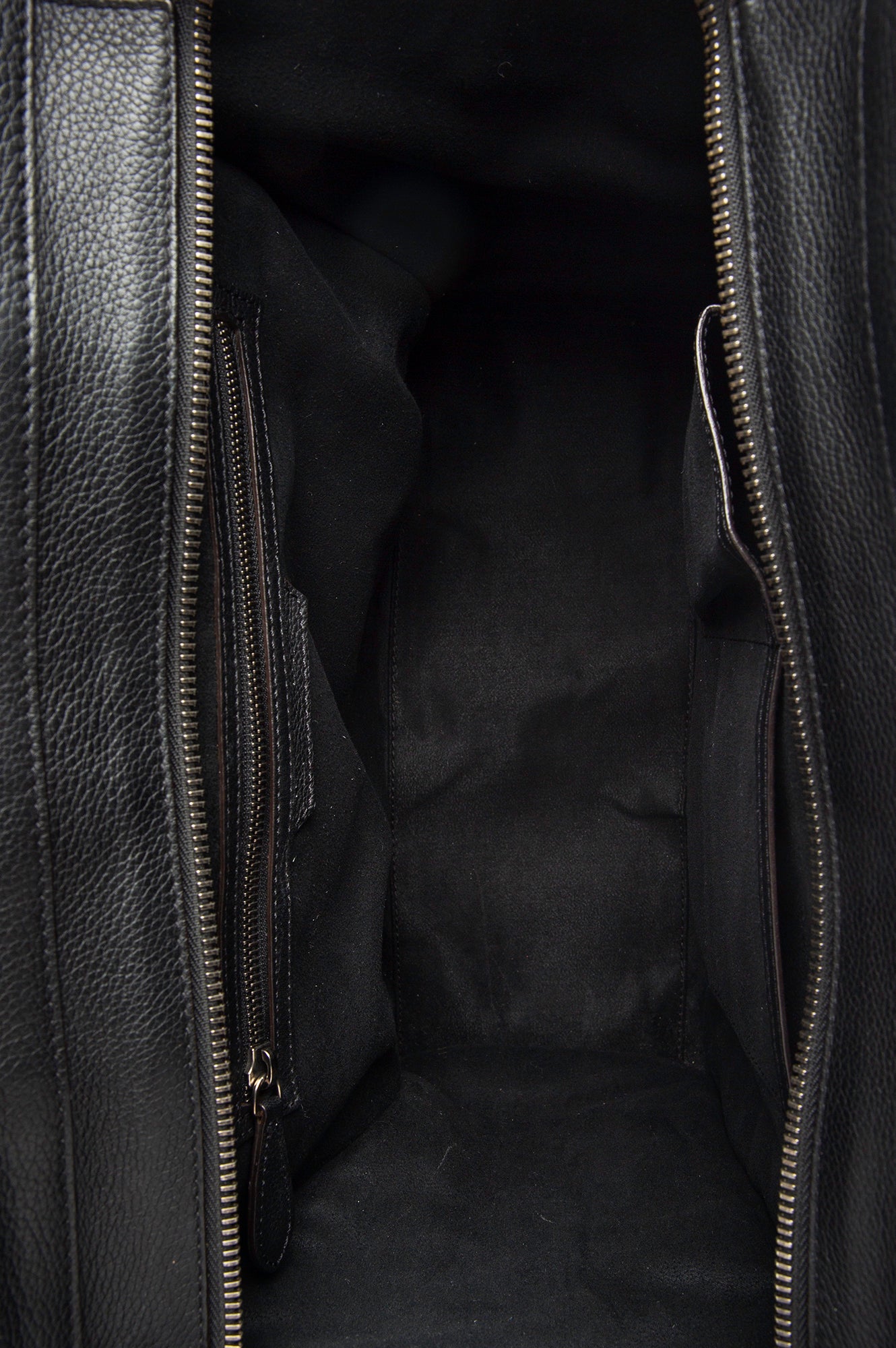 Celine Large Black Leather Luggage Tote