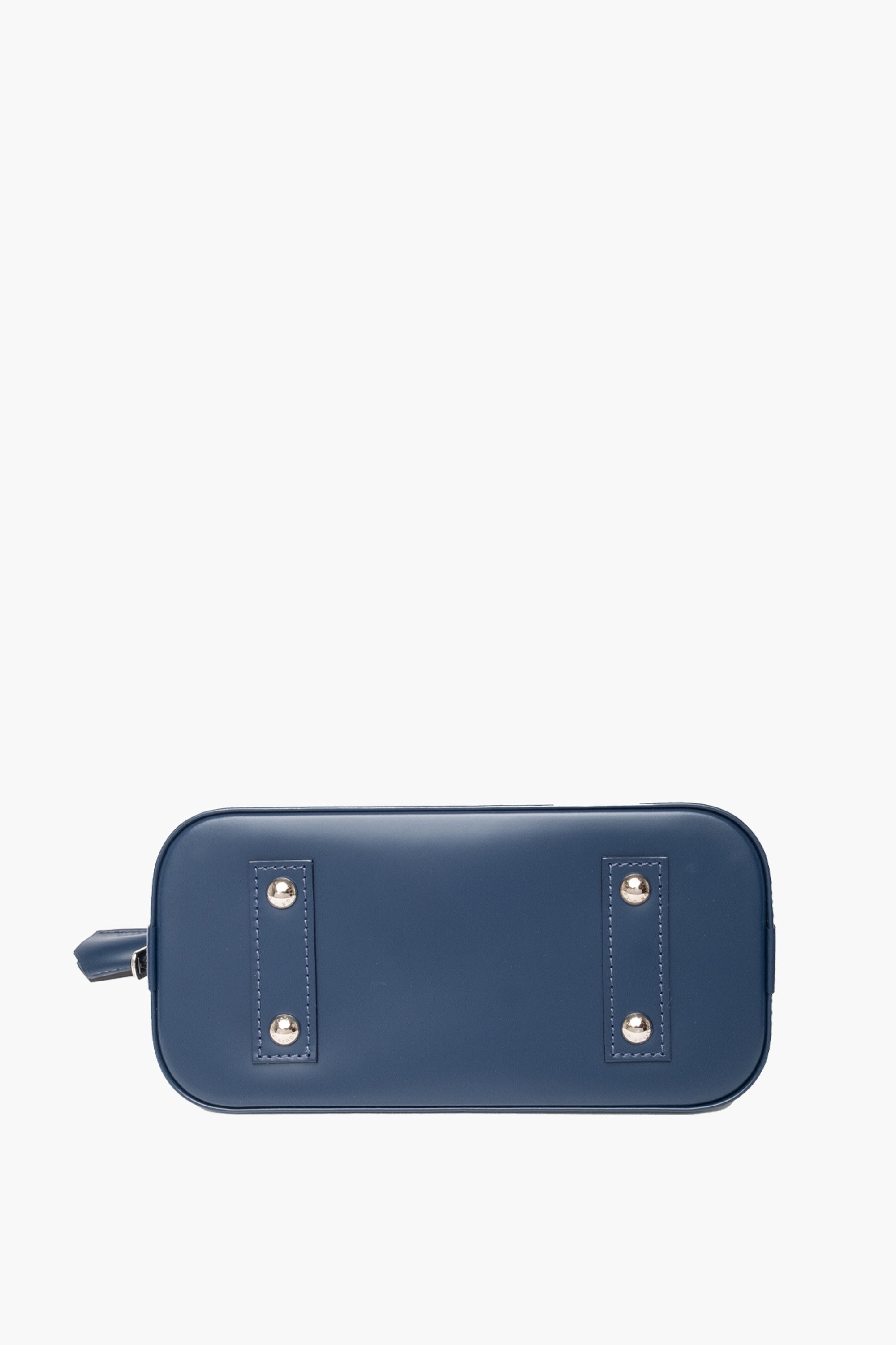 Louis Vuitton Alma BB Blue Epi Leather Bag With Strap