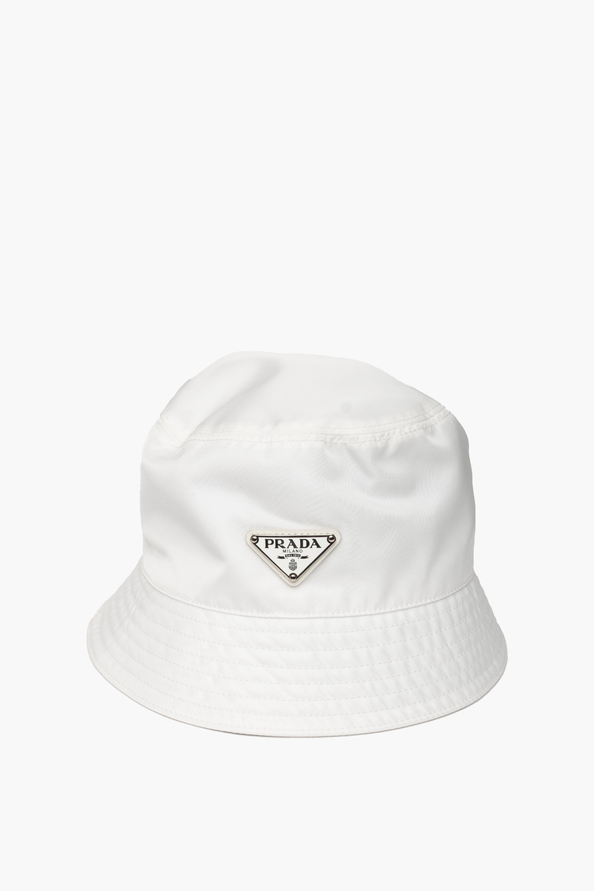 Prada White Bucket Hat Size M