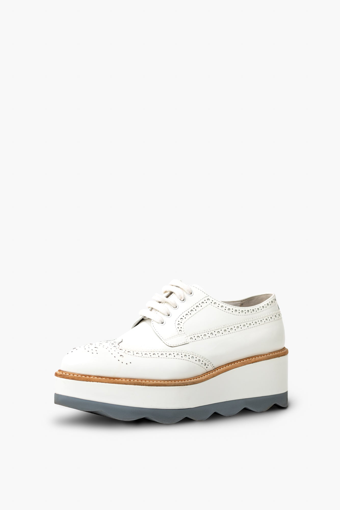 Prada platform sale oxfords womens