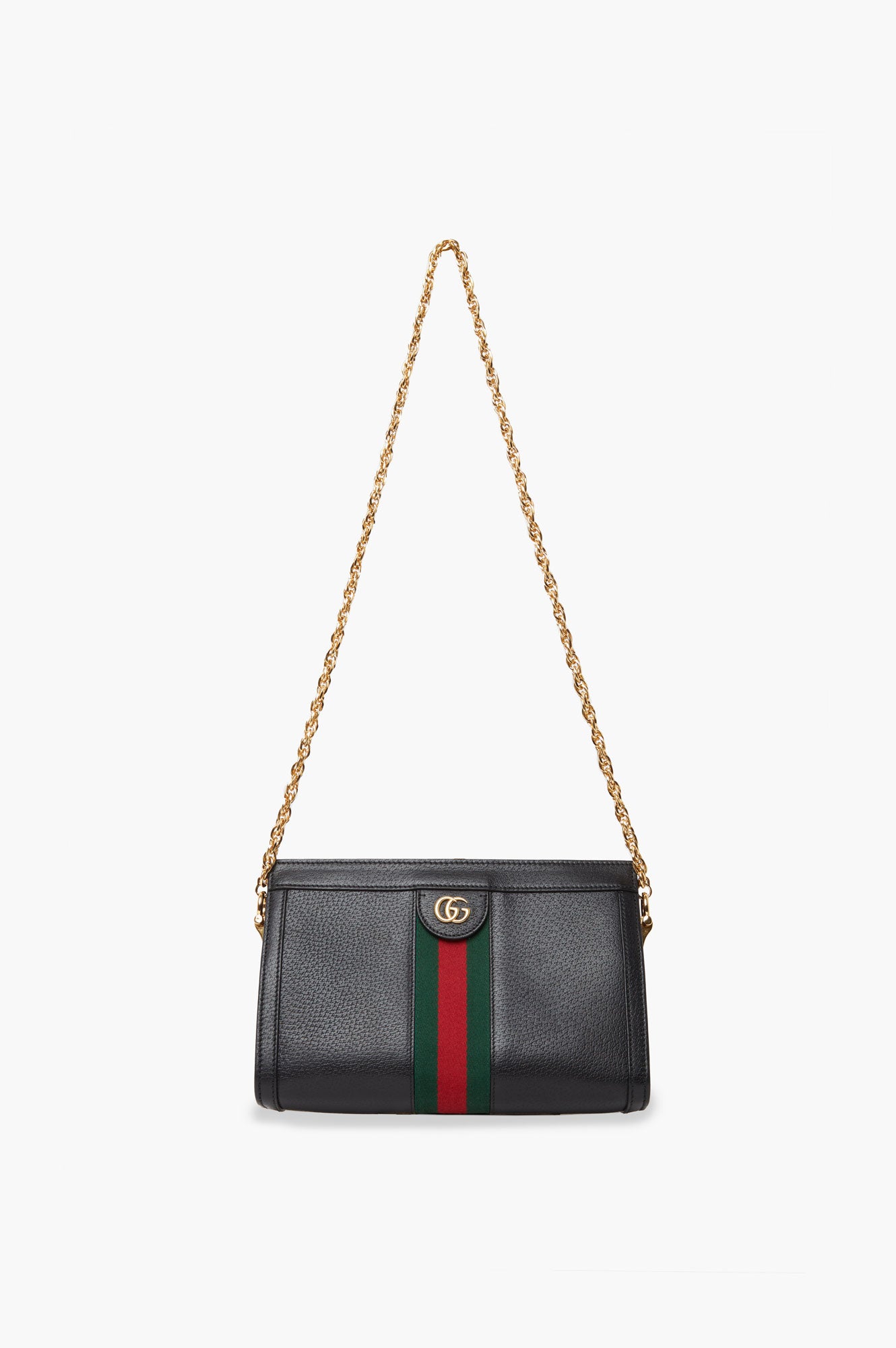 Gucci Ophidia Small Clutch With Gold Chain Strap Once More Luxury