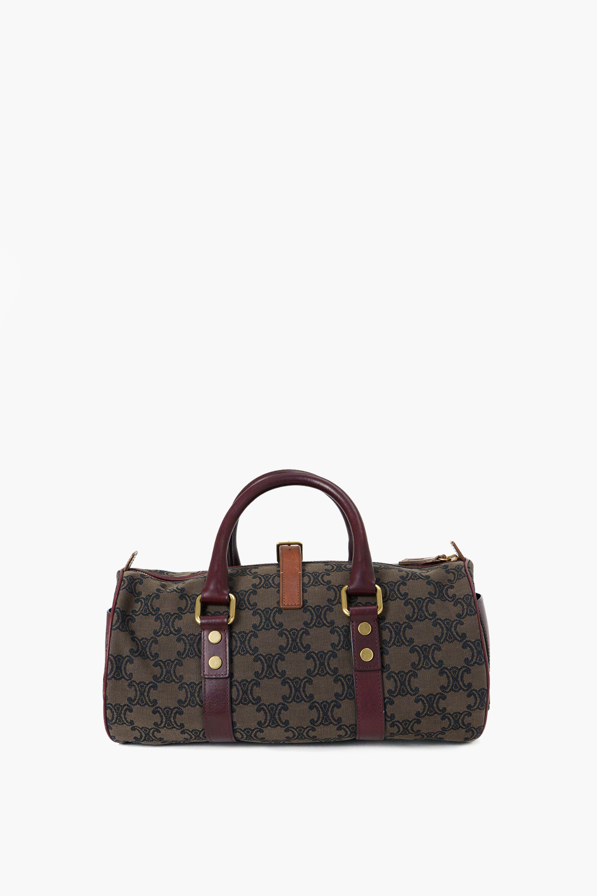 Celine Macadam Canvas Boston Bag