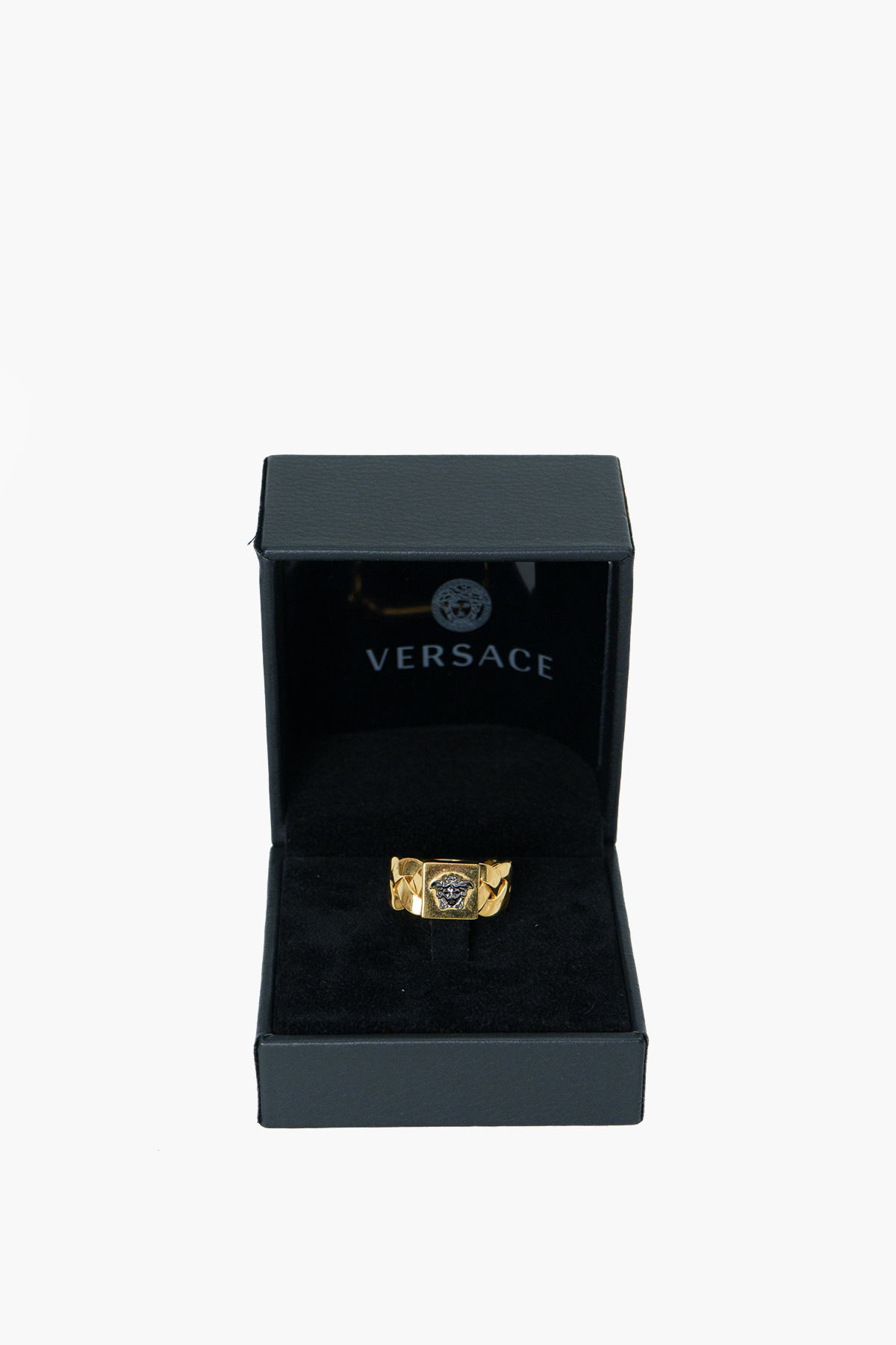 Versace Gold Ring Size 10.5