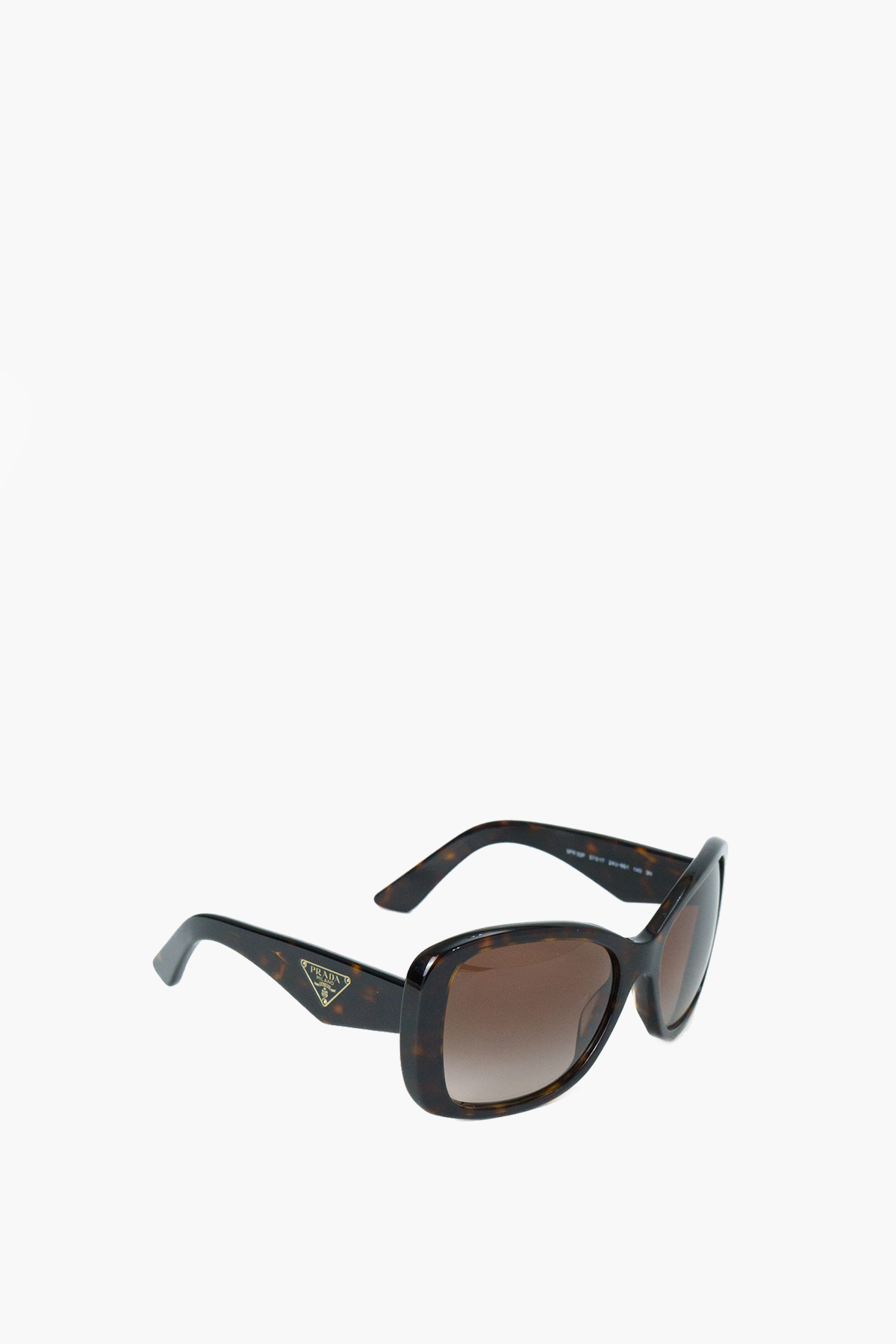 Prada PR 32PS Havana Tortoiseshell Square Sunglasses