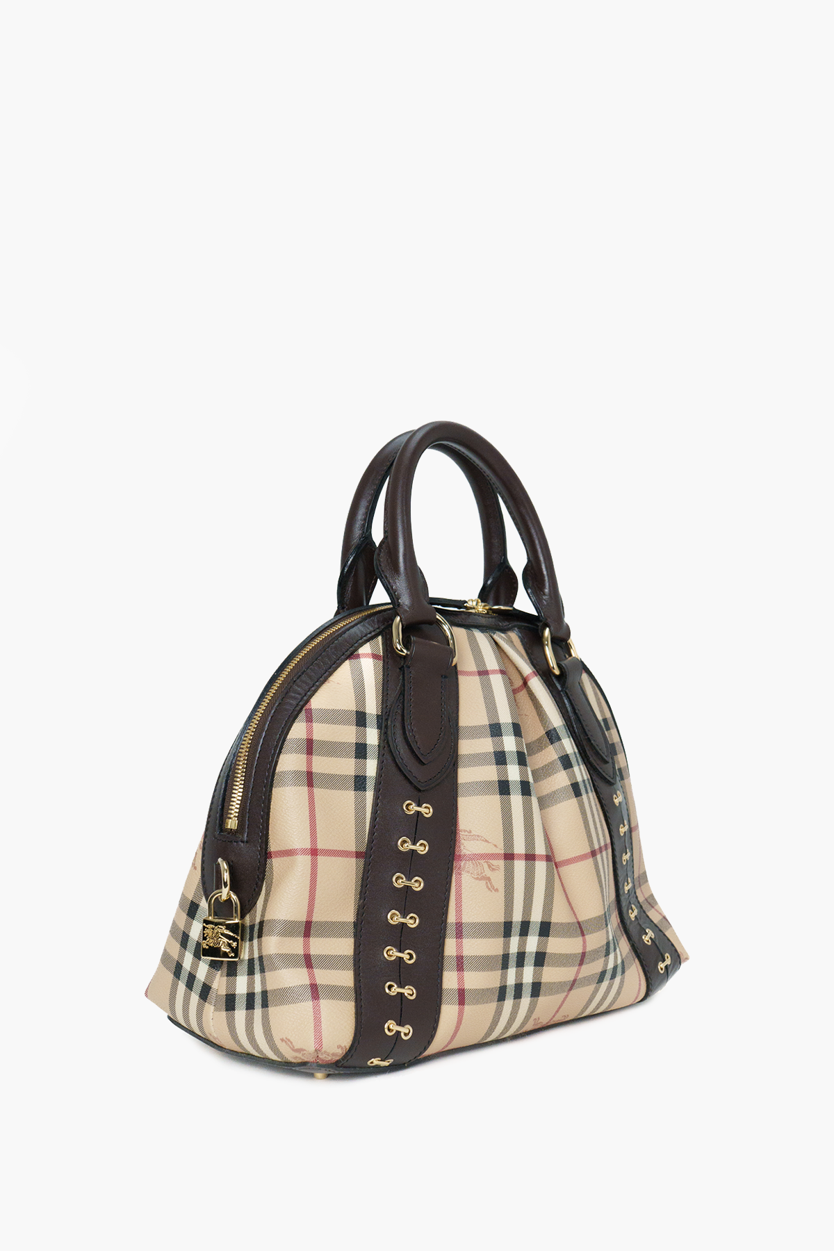 Burberry Haymarket Check Thornley Satchel