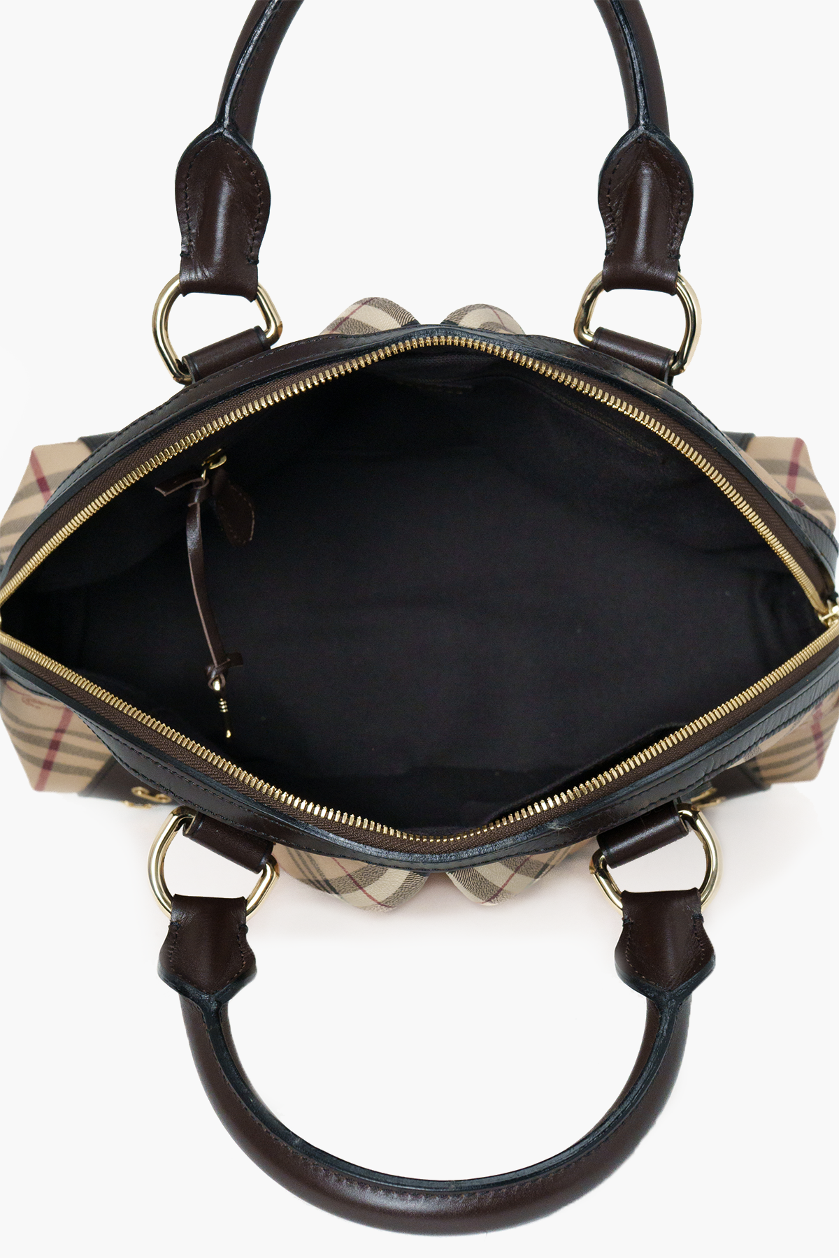 Burberry Haymarket Check Thornley Satchel