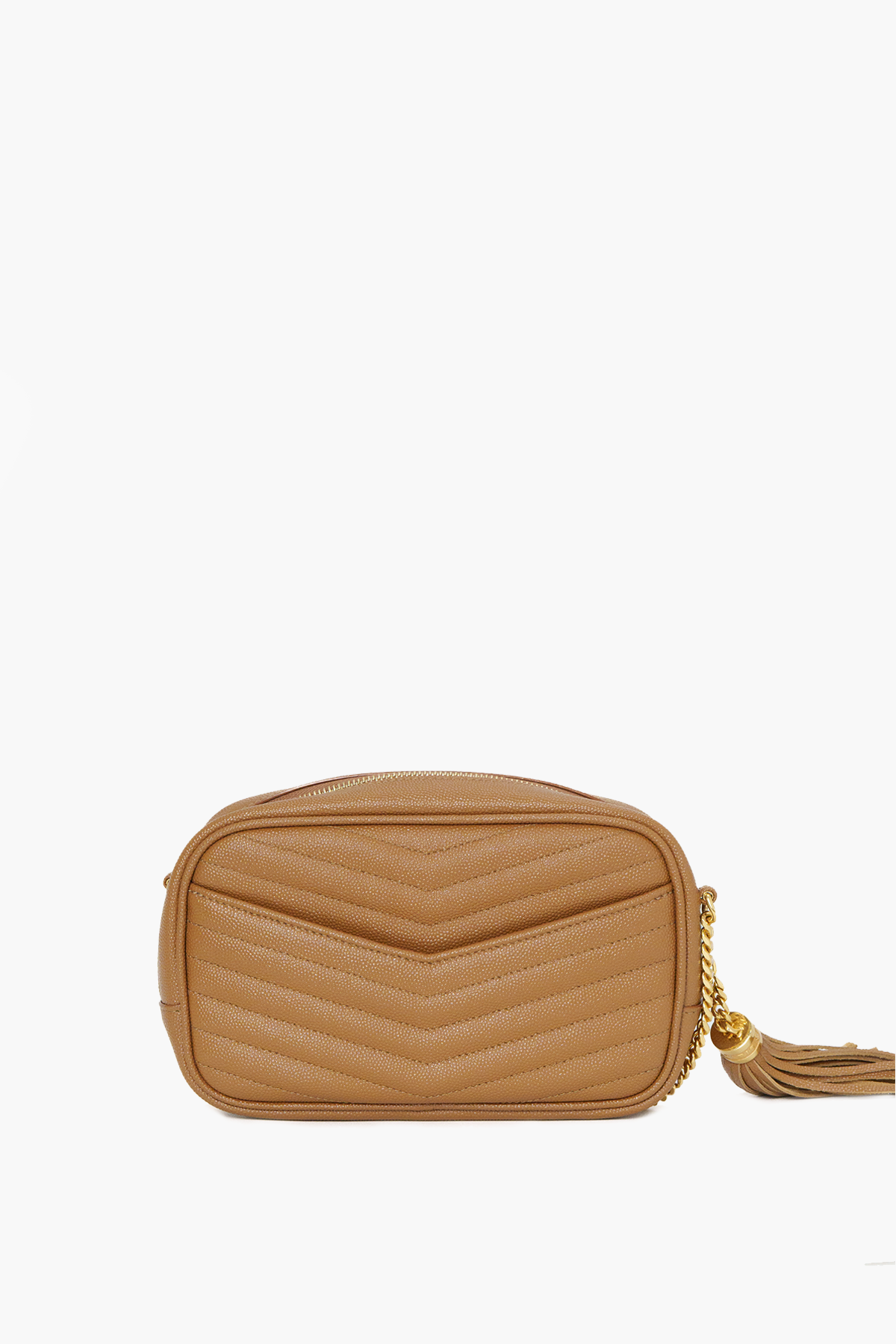 Saint Laurent Camel Mini Lou Camera Bag