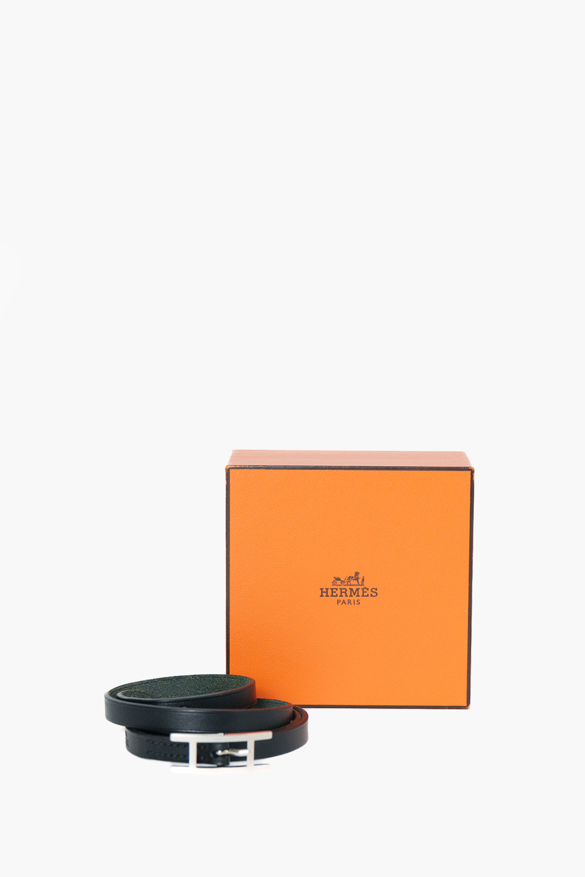 Hermes Black Behapi 3 Tour Bracelet