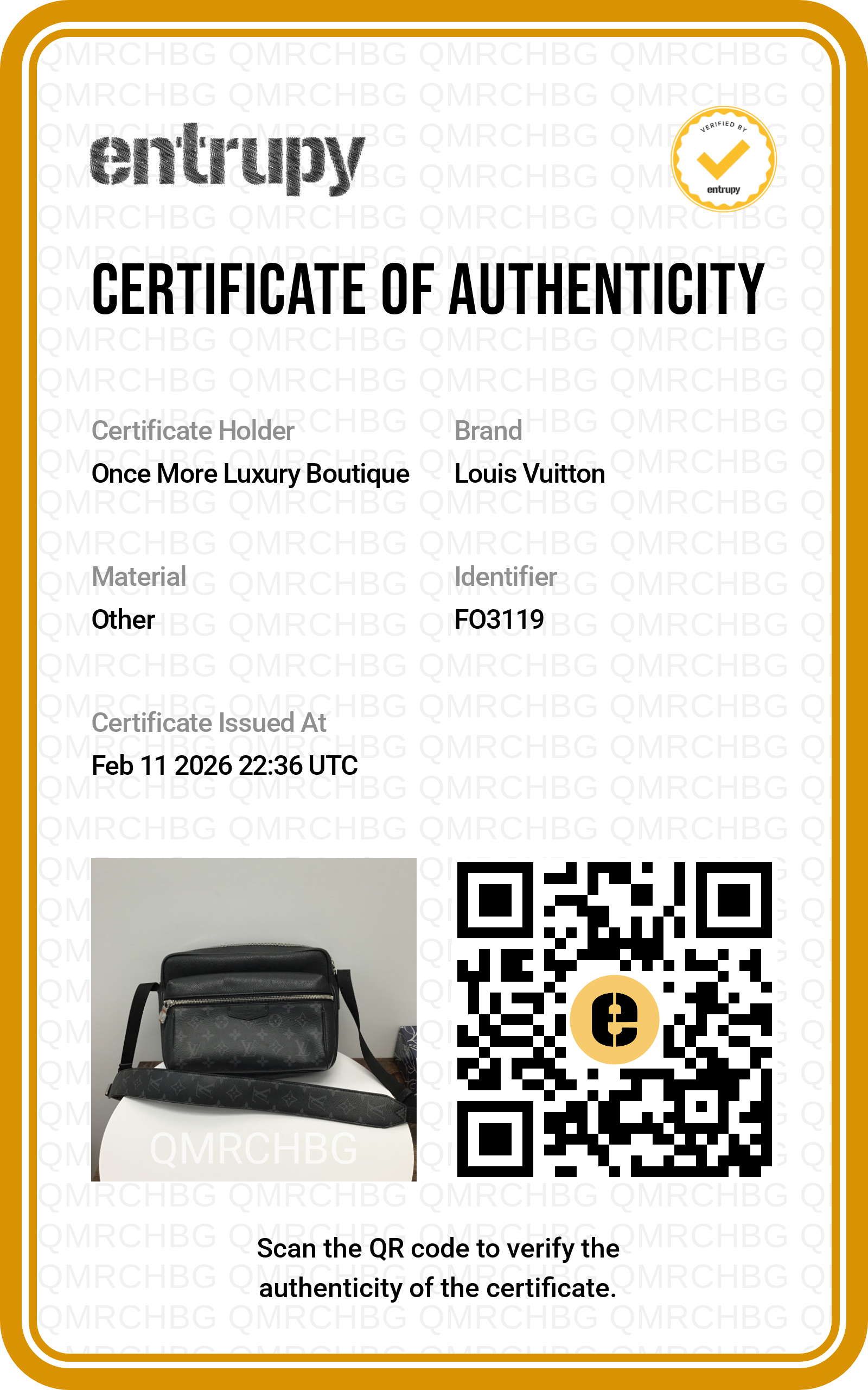 Louis Vuitton Monogram Eclipse Outdoor Messenger Bag