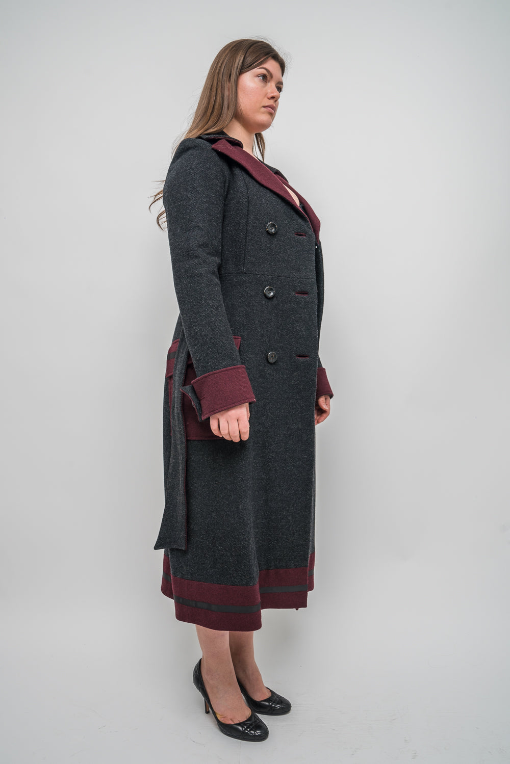 Diane von furstenberg outlet wool coat