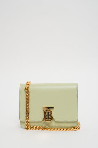 Burberry Pale Sage TB Versatile Chain Crossbody Bag