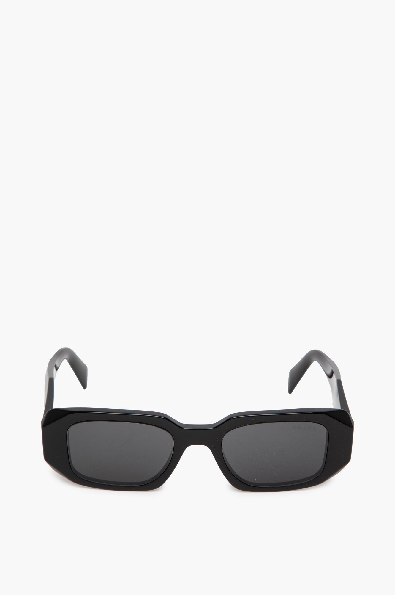Prada Black PR 17WS Rectangle Sunglasses