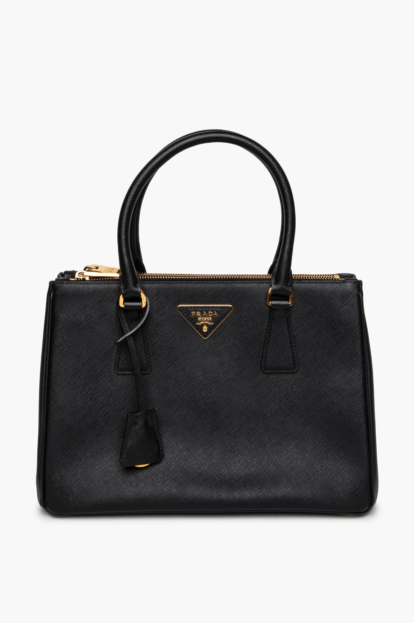 Prada Black Saffiano Medium Galleria Bag