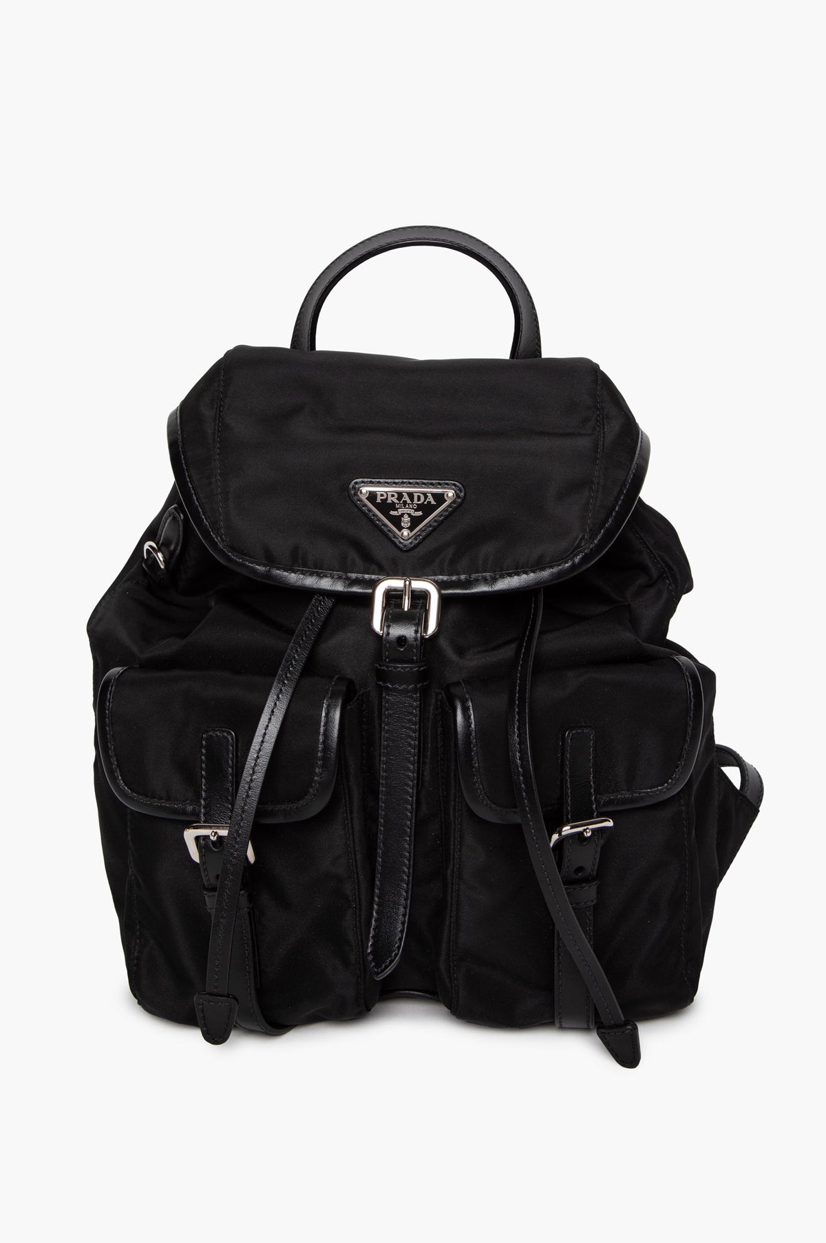 Prada Black Tessuto Nylon Backpack