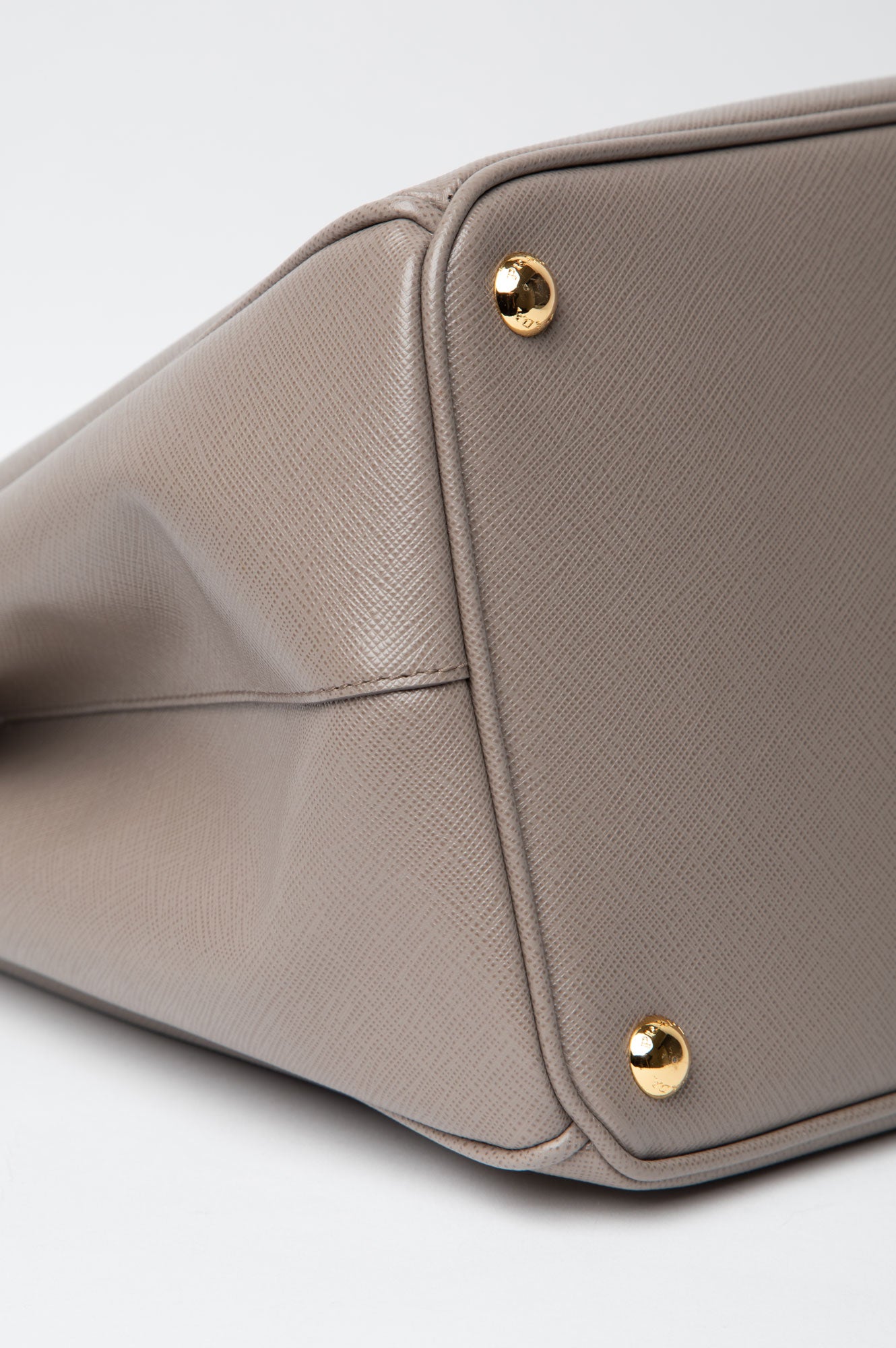 Prada Grey Saffiano Gardeners Tote Bag