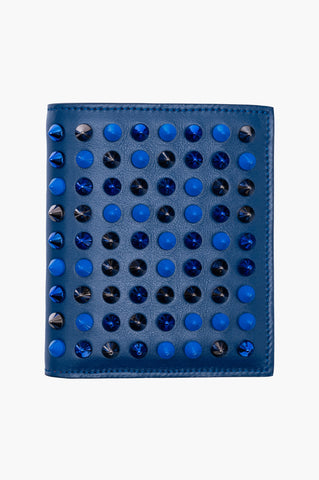 Christian Louboutin Blue Leather Wallet