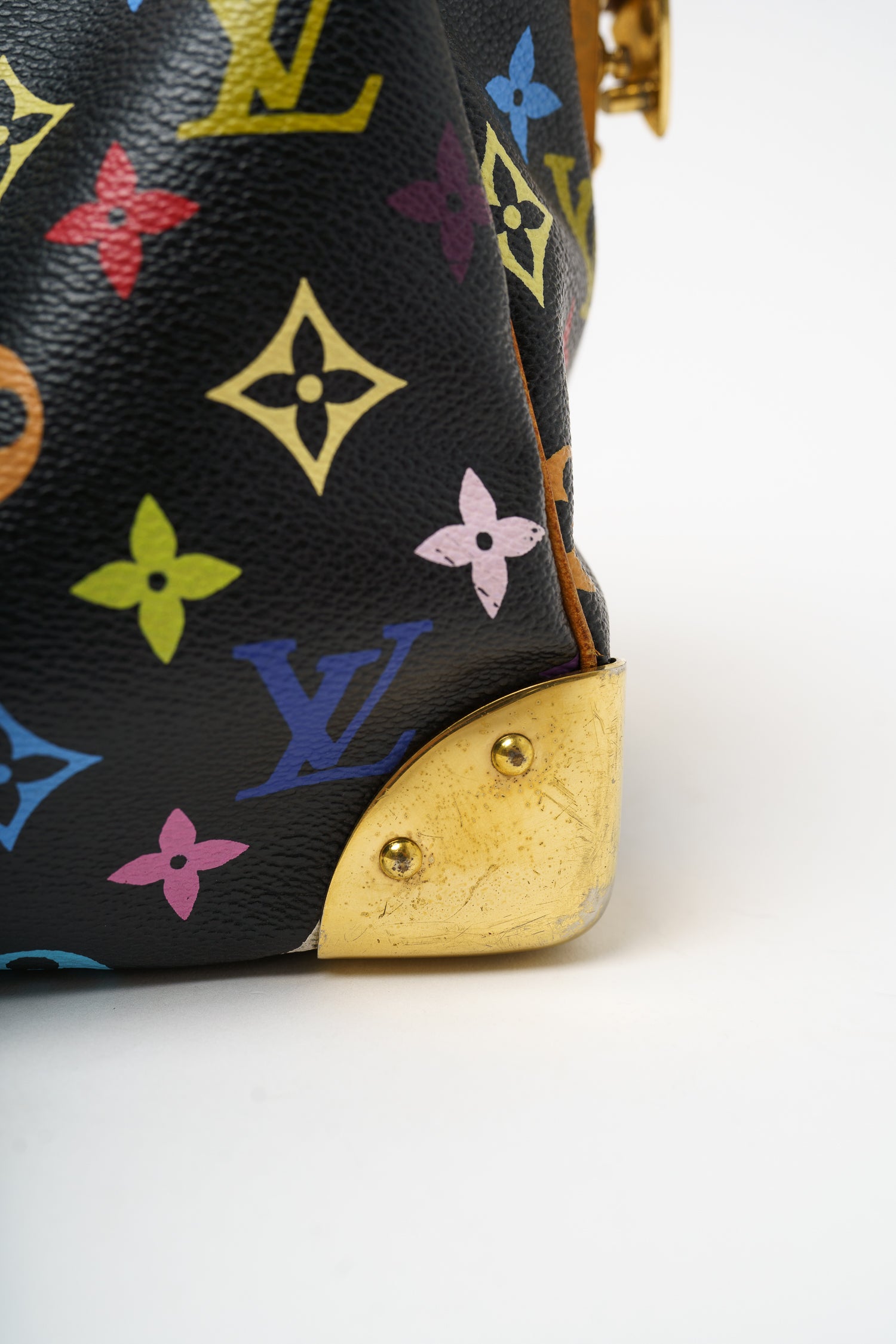 Louis Vuitton x Takashi Murakami Black Monogram Speedy 30 Bag – Once More  Luxury